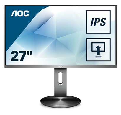 aoc (i2790pqu/bt) 27-inch ips led monitor with hdmix1 & vga port